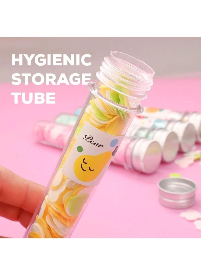 🧼صابون ورق معطرة على شكل ورد صغيرة الحجم، تذوب مع المياه وتقوم بالتنظيف 🌸 عبوة من 4 - Image 3